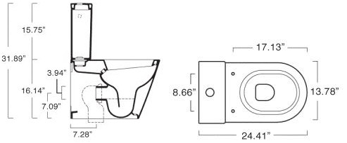Asiento De Inodoro Catalano Canova - Termoestable Blanco, Bisagras Acero Inoxidable, Cierre Normal O Soft Close, Impermeable Y Antiarañazos - Fabricado En Italia